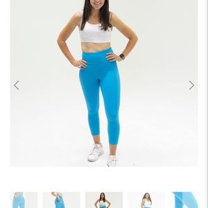 Denali laser cut capri leggings